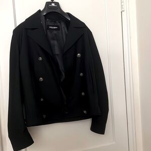 NWT Dolce & Gabbana blazer jacket black size: 48